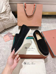 LP LOAFERS 25S IN BLACK SUEDE