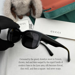 RECTANGULAR FRAME SUNGLASSES G0110 IN ACETATE