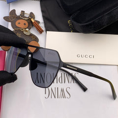 LOW NOSE BRIDGE FIT SUNGLASSES G3807 IN METAL