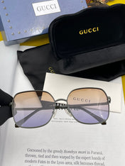 SQUARE FRAME SUNGLASSES G22201 IN METAL