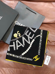 CHANEL 25S SCARF 135 CM IN CASHMERE SILK 941837