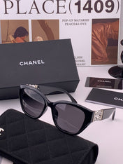 CHANEL 26S BLACK RECTANGULAR FRAME IN ACETATE 406783