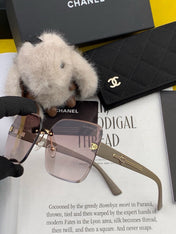 CHANEL 26S RIMLESS SQUARE FRAME IN ACETATE 411852