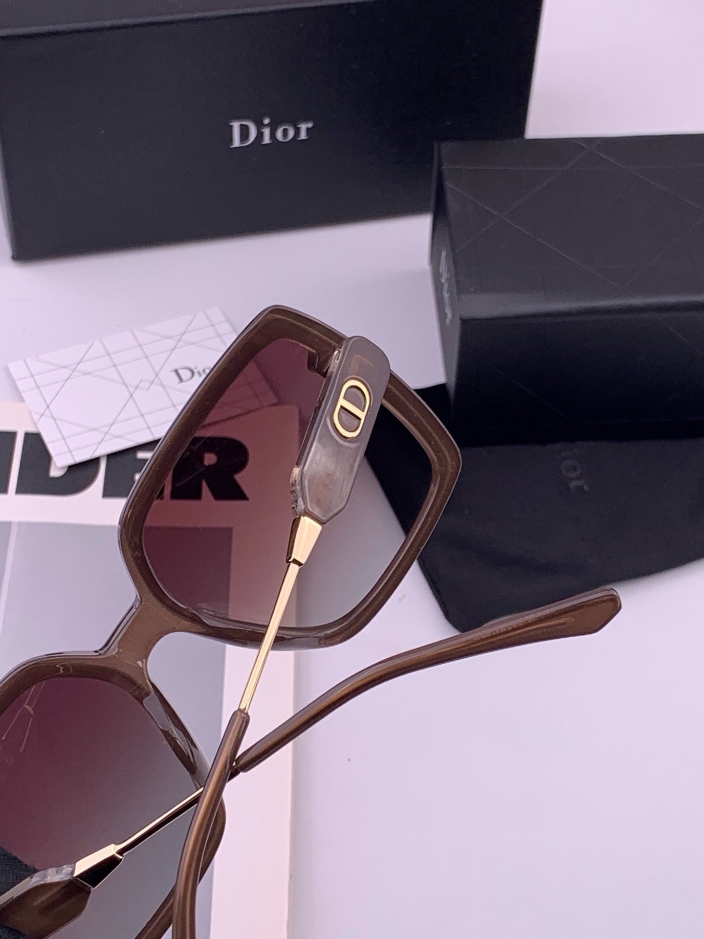 DIOR 26S OVERSIZED SQUARE FRAME IN ACETATE 419161