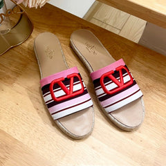 FLAT SLIDE IN COLORFUL CANVAS 2 CM