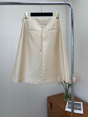 DIOR 25S PLEATED A-LINE SKIRT 622