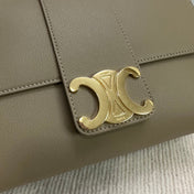 MEDIUM VICTOIRE BAG 25 IN SHADOW BROWN SUPPLE CALFSKIN GOLD HARDWARE