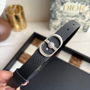DIOR 26S BELT 20 MM IN BLACK CALFSKIN 656804