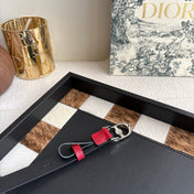 DIOR 26S BELT 20 MM IN DARK RED CALFSKIN 656808