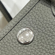 GARDEN PARTY 23CM IN GREY CALFSKIN