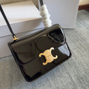 TEEN GARANCE BAG 18 IN BLACK PATENT CALFSKIN