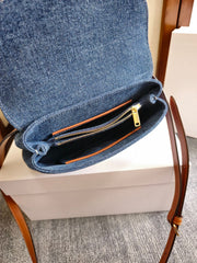 TEEN NINO BAG 20.5 IN DENIM TRIOMPHE KELLY