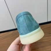 LP LOAFERS 25S IN SKY BLUE SUEDE