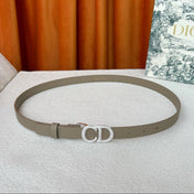 DIOR 26S BELT 20 MM IN GREY CALFSKIN 632260