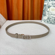 DIOR 26S BELT 20 MM IN GREY CALFSKIN 632261