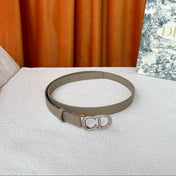 DIOR 26S BELT 20 MM IN GREY CALFSKIN 632261