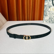 DIOR 26S BELT 20 MM IN BLACK SUEDE 661464