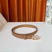 DIOR 26S BELT 20 MM IN CAMEL BROWN SUEDE 661466