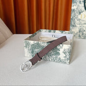DIOR 26S BELT 20 MM IN DUSTY PURPLE SUEDE 661467