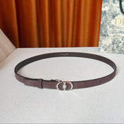 DIOR 26S BELT 20 MM IN DUSTY PURPLE SUEDE 661467