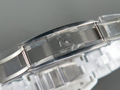 J12 Date Quartz White Ceramic Blue Numerals White Dial
