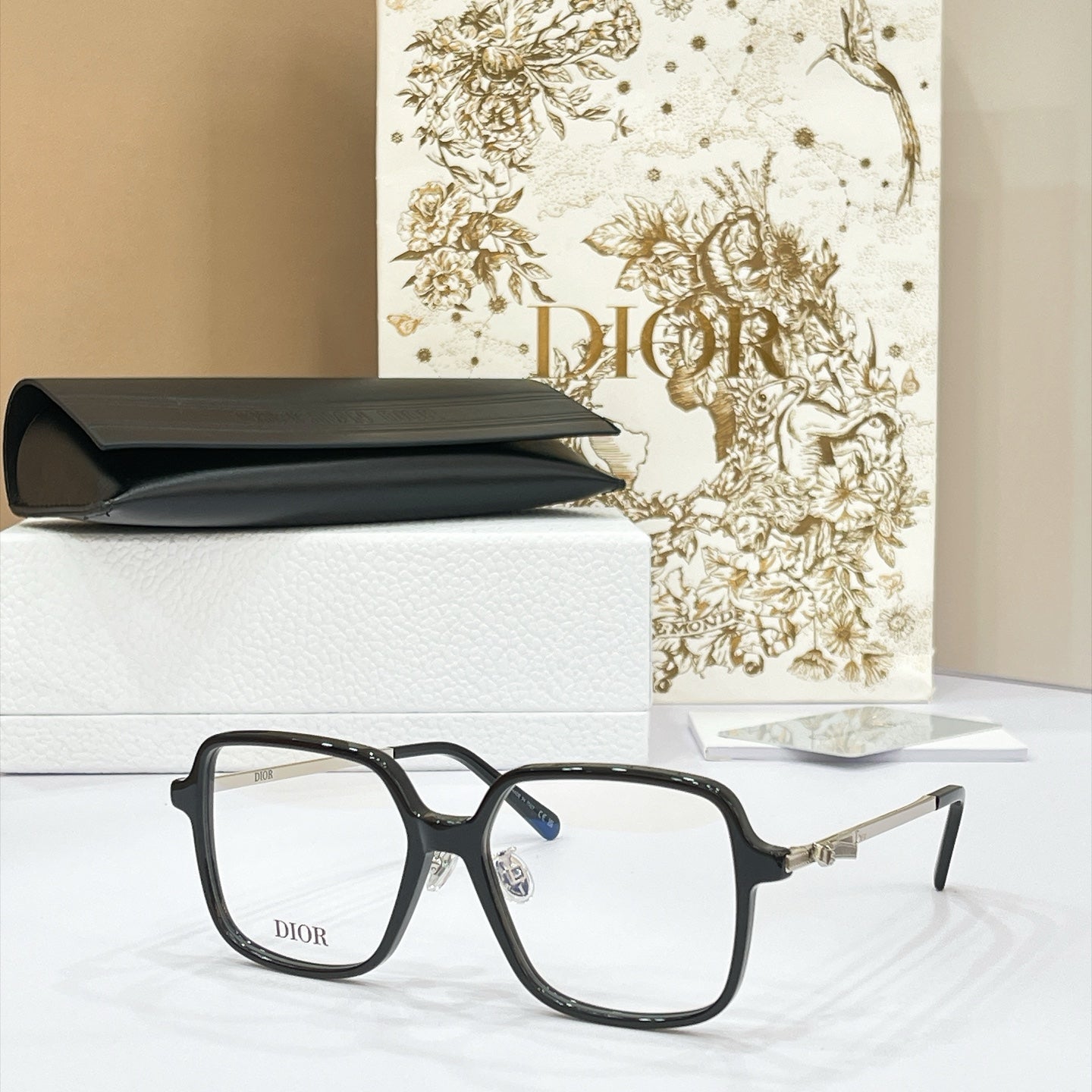 DIOR 26S OVERSIZED SQUARE FRAME IN ACETATE 417095
