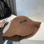 MIUMIU 26S WOVEN BUCKET HAT 339648