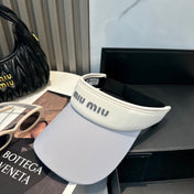 MM SPORT VISOR CAP IN COOL GRAY MIX WHITE FABRIC