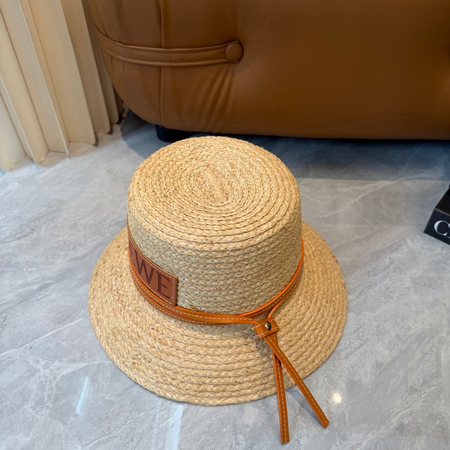 LOEWE 26S STRAW BUCKET HAT STYLE 187