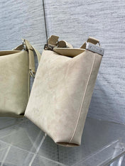 DIOR 26S MEDIUM BAG 31 IN BEIGE SUEDE