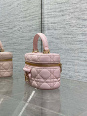 DIOR 26S MINI VANITY 17 IN LIGHT PINK LAMBSKIN