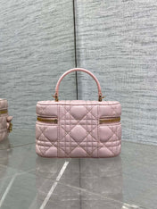 DIOR 26S MINI VANITY 17 IN LIGHT PINK LAMBSKIN