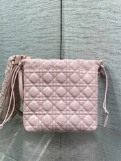 DIOR 26S ADIORABLE BUCKET BAG 20 IN LIGHT PINK LAMBSKIN