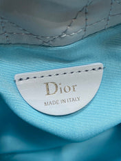 DIOR 26S ADIORABLE BUCKET BAG 20 IN LIGHT BLUE LAMBSKIN