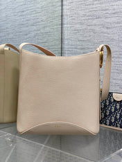 DIOR 26S MEDAILLON BUCKET BAG 26 IN BEIGE CALFSKIN