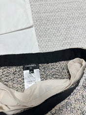 CC 25 Hollow Knitted Skirt Gray Cotton