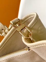 LV 25S BABYLONE TOTE BAG 32 IN CREAM CALFSKIN GOLD HARDWARE