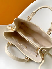 LV 25S BABYLONE TOTE BAG 32 IN CREAM CALFSKIN GOLD HARDWARE