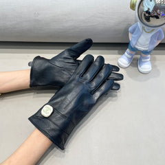 GLOVES IN BLACK LAMBSKIN 463791