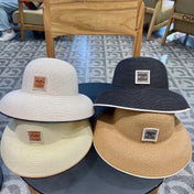 STRAW CLOCHE HAT WHITE 672755