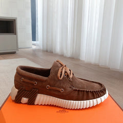 KETCH SNEAKER IN COCOA BROWN SUEDE