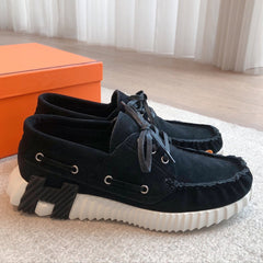 KETCH SNEAKER IN BLACK SUEDE