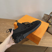 HM 26S BICOASTAL SNEAKERS IN BLACK SUEDE AND FABRIC