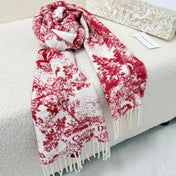 DIOR 26S SCARF 190 IN CASHMERE AND WOOL 435565