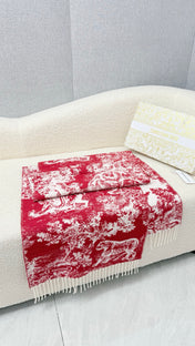 DIOR 26S SCARF 190 IN CASHMERE AND WOOL 435565