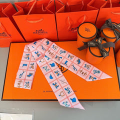 HERMES 25S SCARF 86 IN SILK 853136