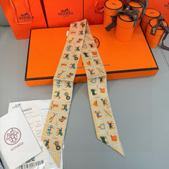 HERMES 25S SCARF 86 IN SILK 853137