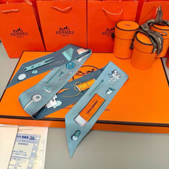 HERMES 25S SCARF TWILLY 86 IN SILK 987332