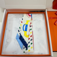 HERMES 25S SCARF TWILLY 86 IN SILK 987340