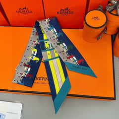 HERMES 25S TWILLY 86 IN SILK 989354